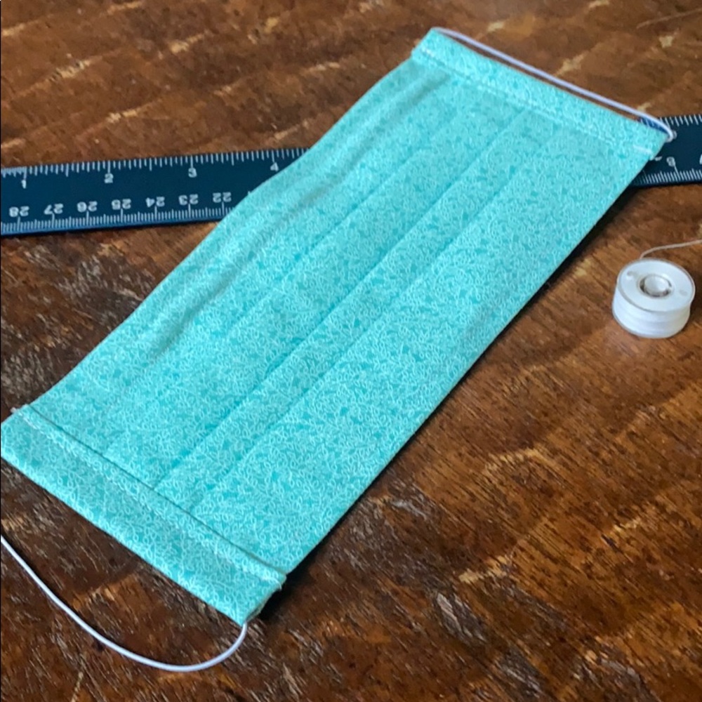 Cotton fabric face mask